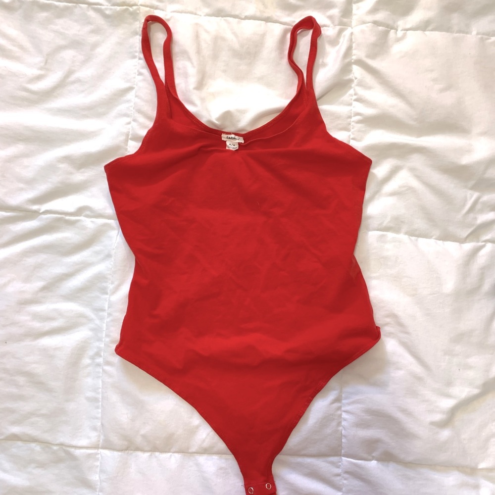 Garage Red Bodysuit